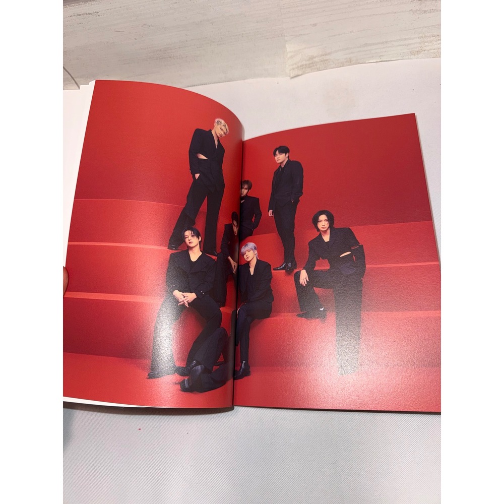 ATEEZ Golden Hour Part 1 10th Mini Album‎ Photobook Red Metallic Foil Official - Picture 4 of 6